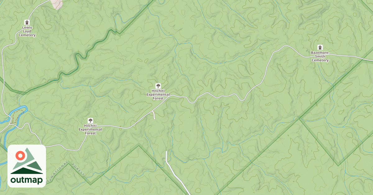 Map of HITCHITI