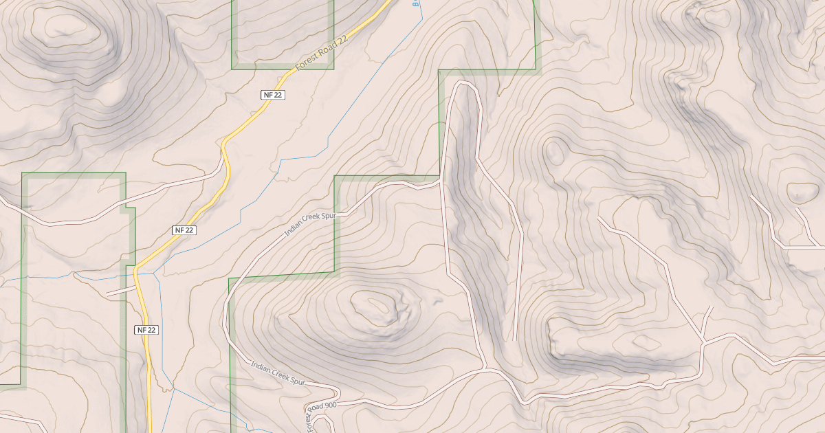 Map preview of USFS Motor Vehicle Use Map Roads {7E83AC6F-EEC9-4189-BA43-76BC2BC1262C}