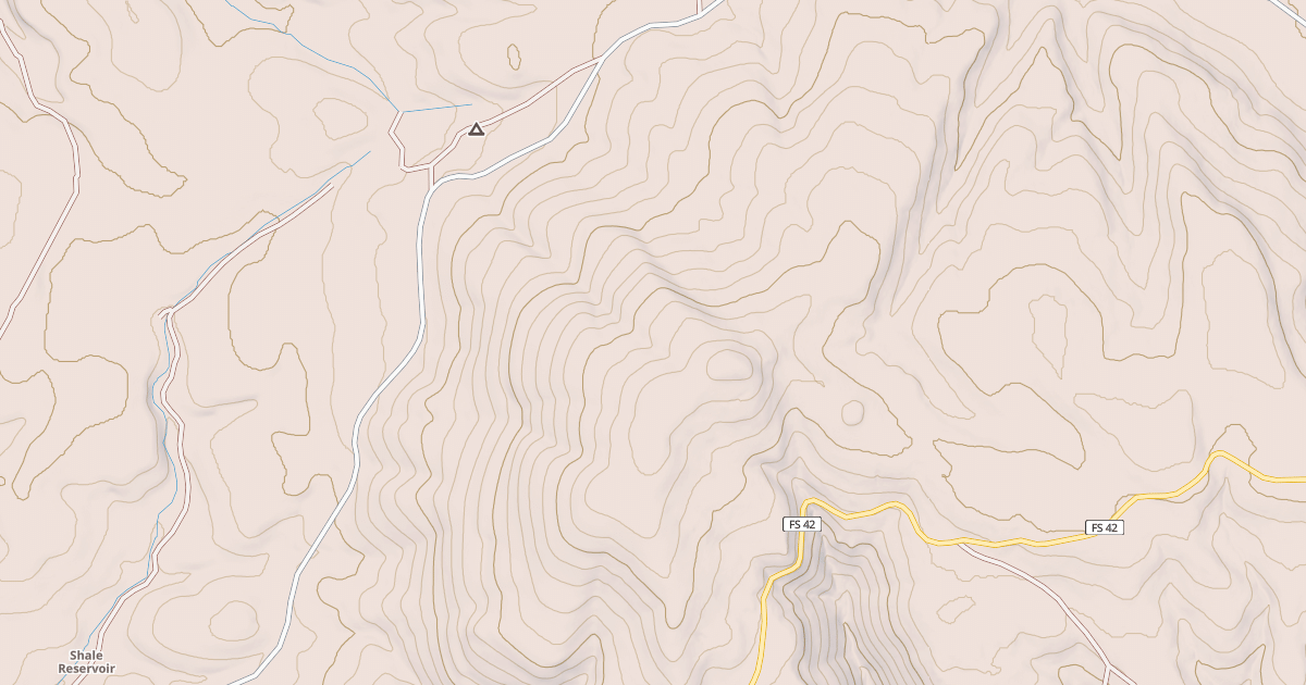 Map preview of USFS Motor Vehicle Use Map Roads {675134CC-821B-4573-9E56-46B86D2D9096}