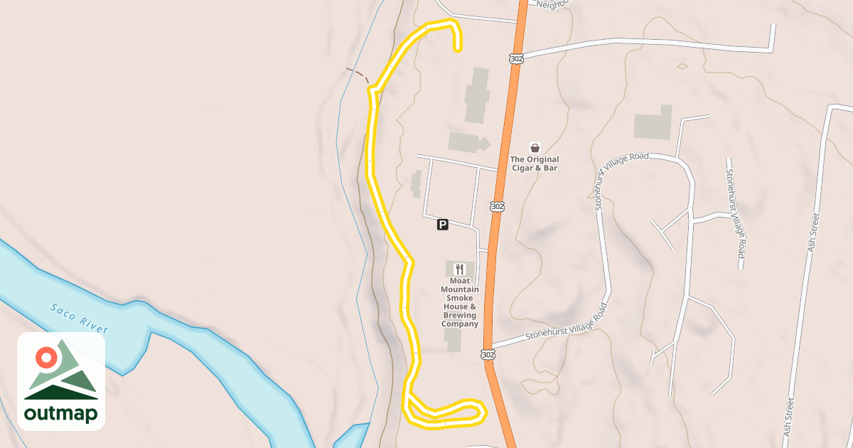 Map of Stonehurst Trail