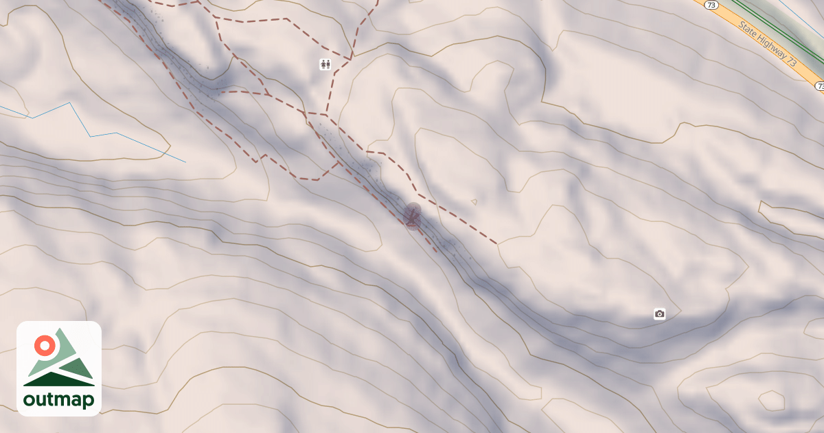 Map of Frosted Mug
