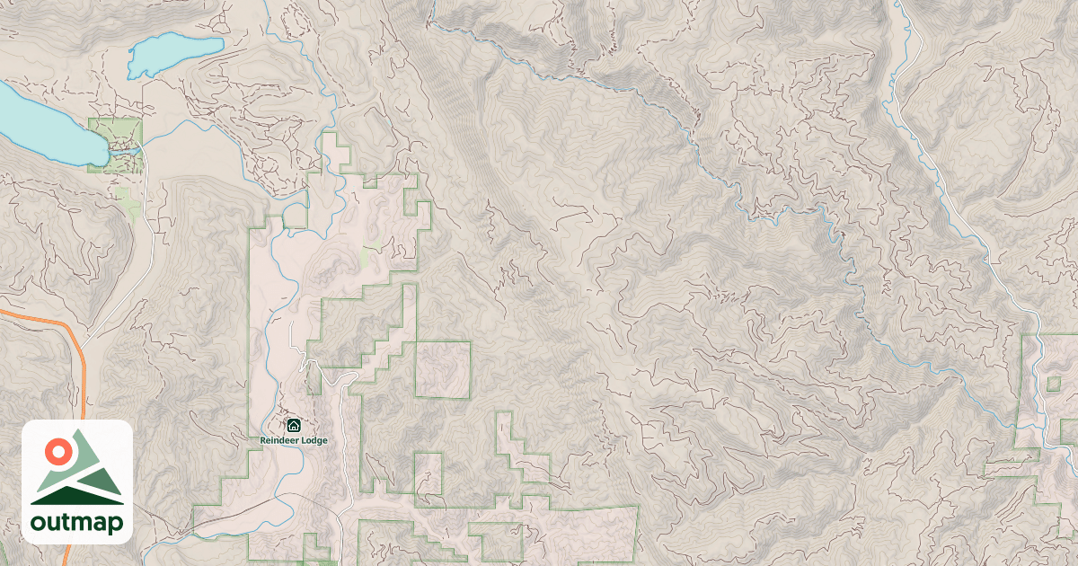 Map of ENTIAT RIDGE