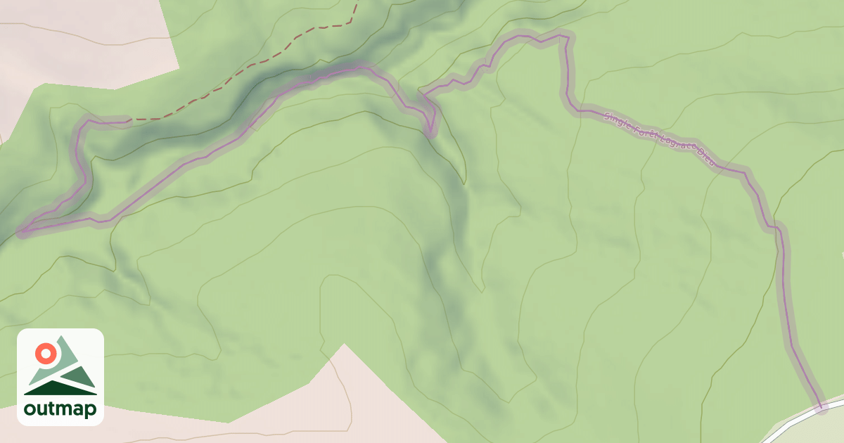 Map of Single Forêt Lagrace Dieu