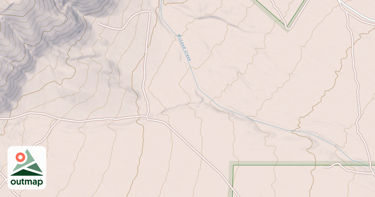 Map of MCLEOD CREEK