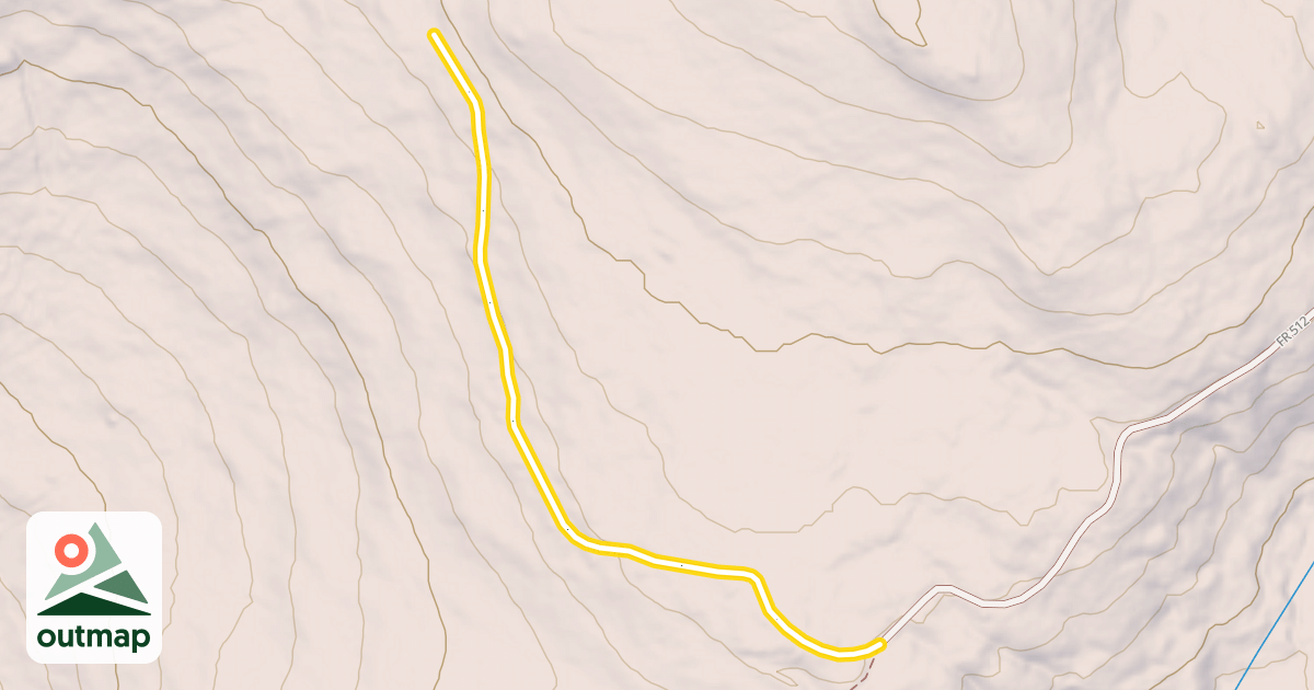 Map of FR 512