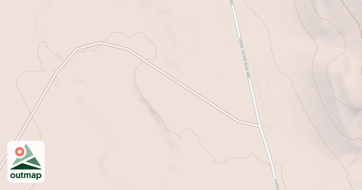 Map of USFS National Forest System Roads {2A753EE8-B9D1-4DF0-91AB-4835D47A2BCB}