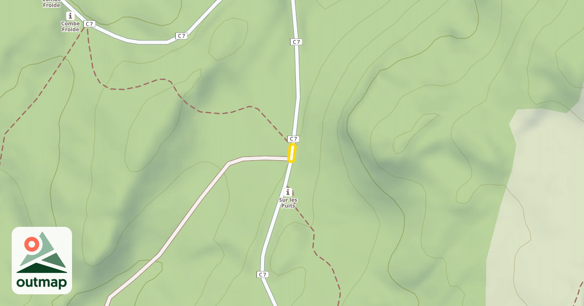 Map of Route de la Borne au Lion