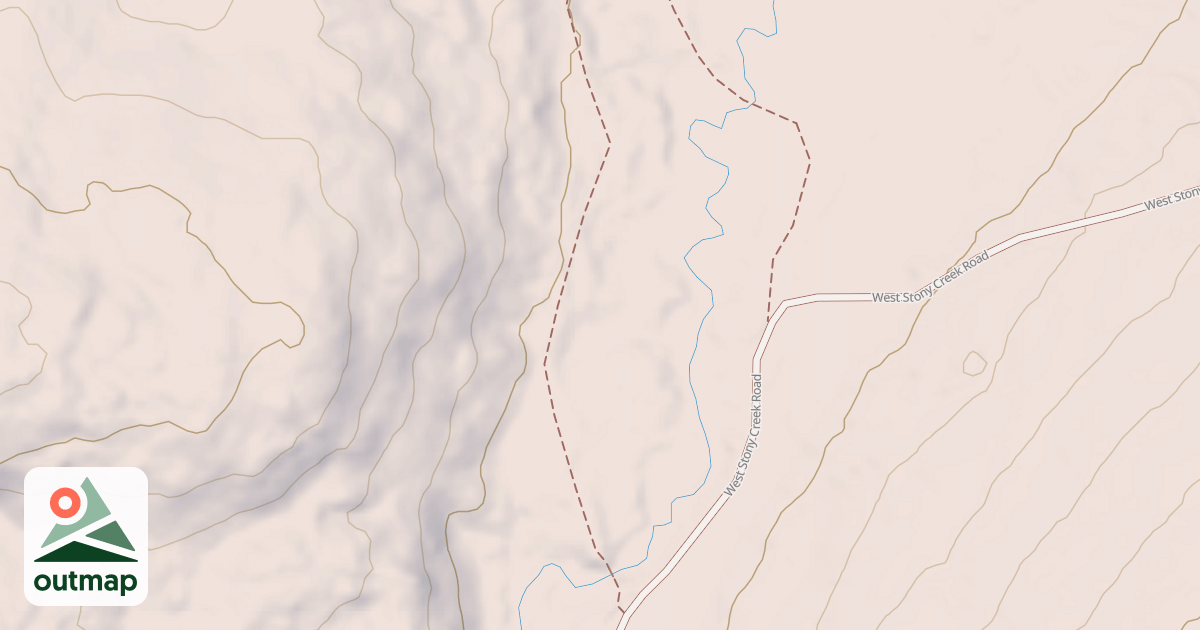 Map of Baldwin Spring Trail