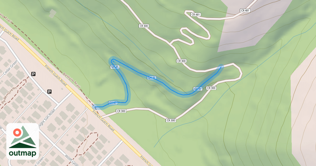 Map of Prospect Trail