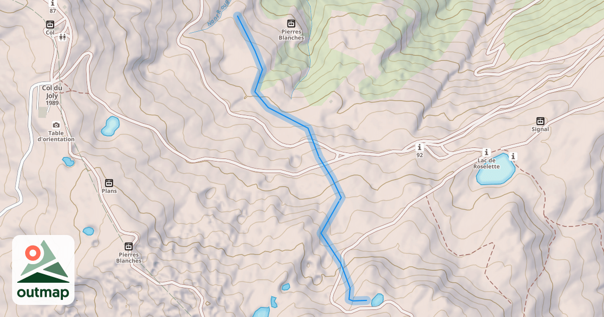 Map of Bretelle