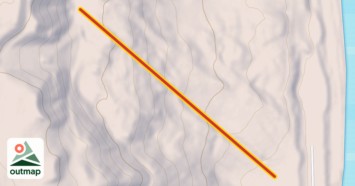 Map of Blue T-Bar
