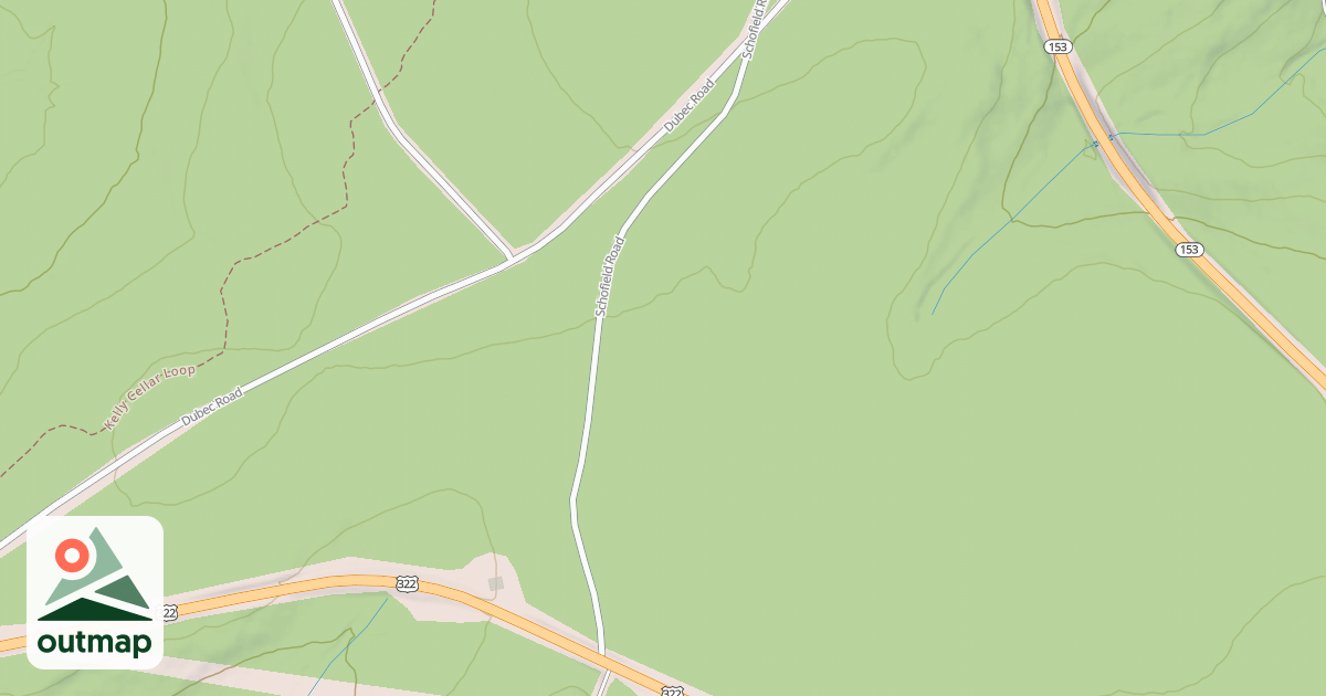 Map of S.B. Elliott State Park Snowmobile Trails