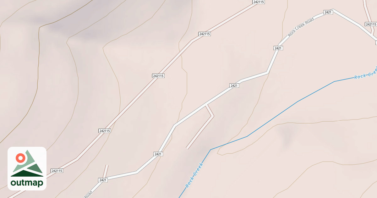 Map of DISPERSED CAMPSITE