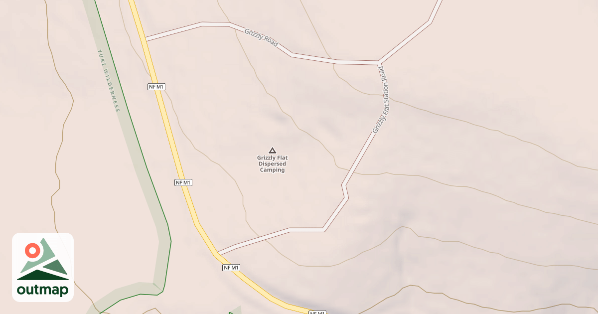 Map of GRIZZLY FLAT STATION