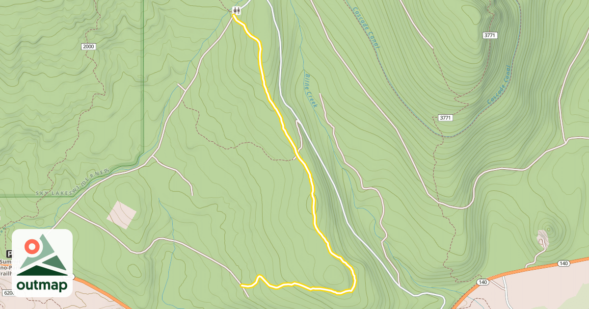 Map of McLoughlin Nordic
