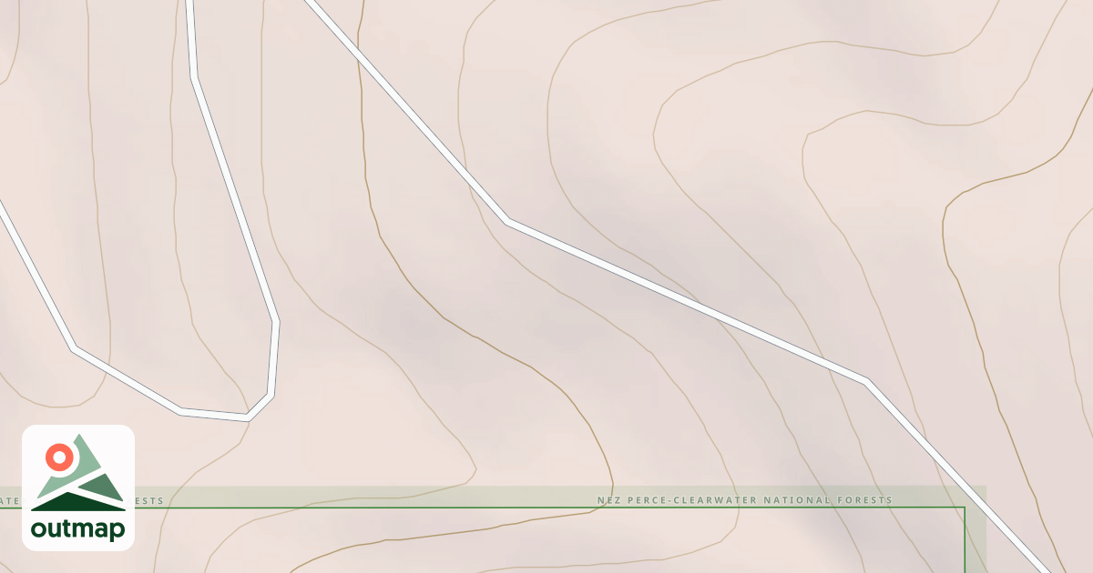 Map of HOTELING CREEK B