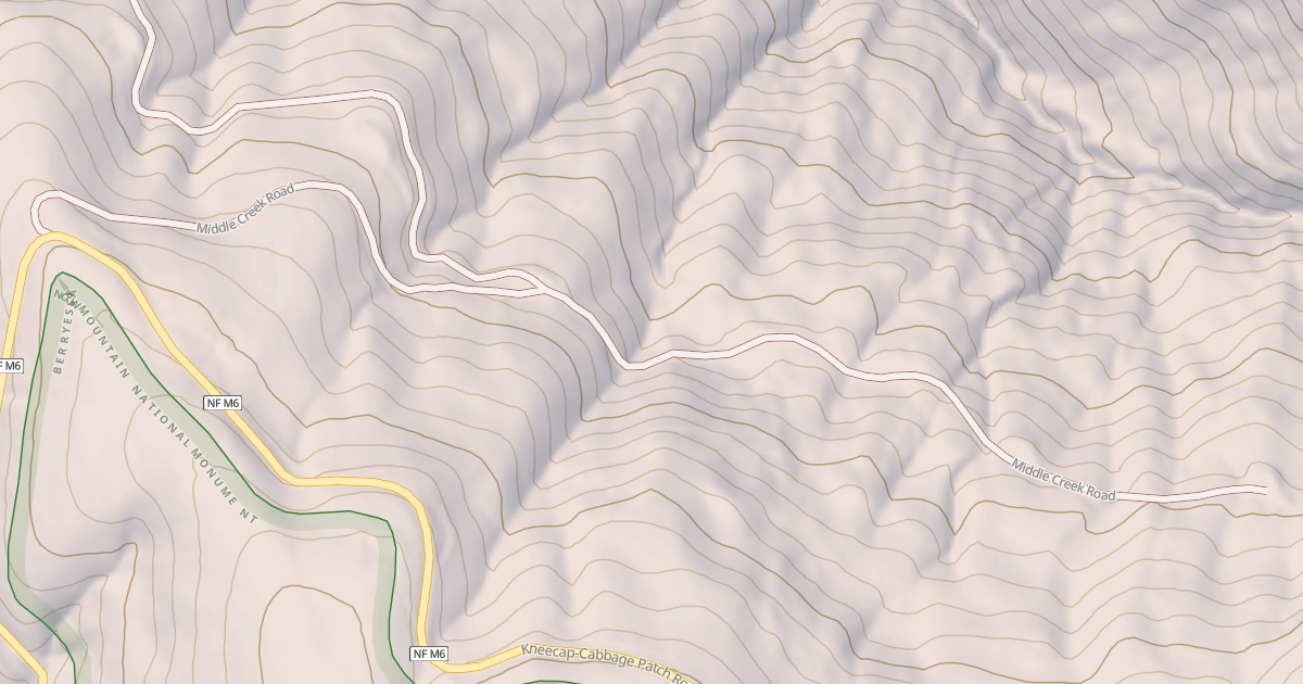 Map preview of MIDDLE CREEK