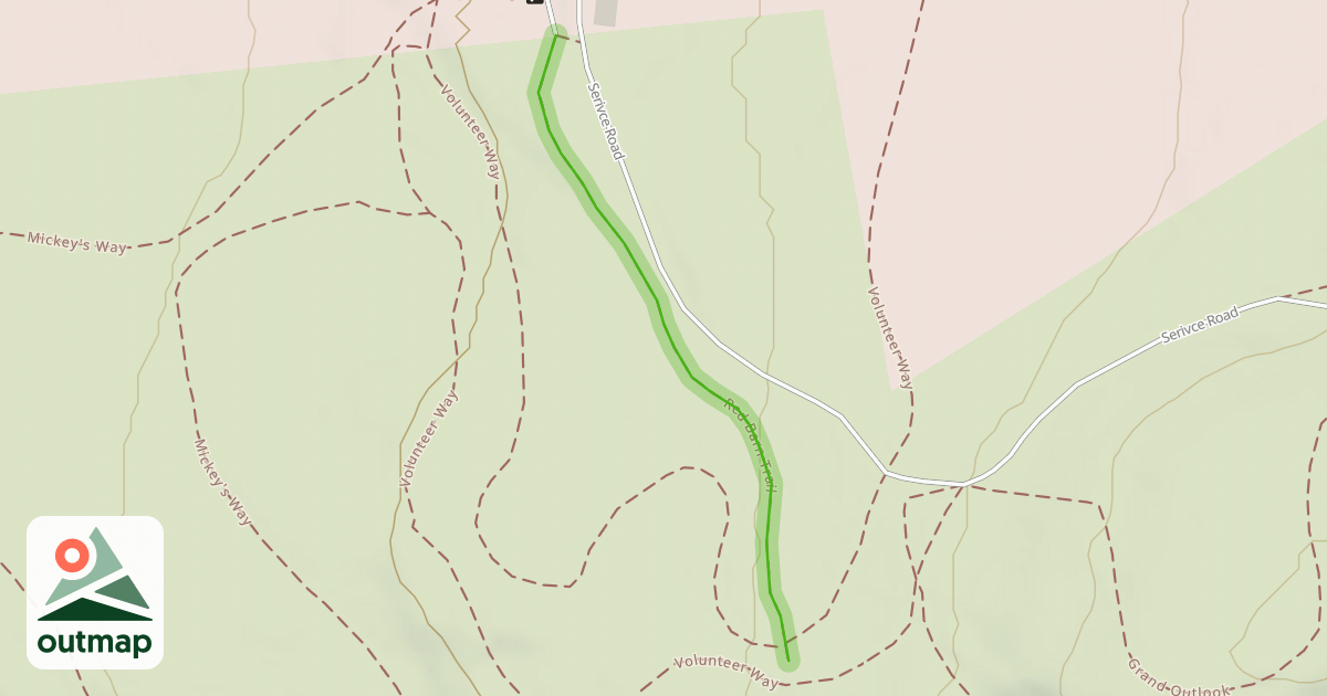 Map of Red Barn Trail