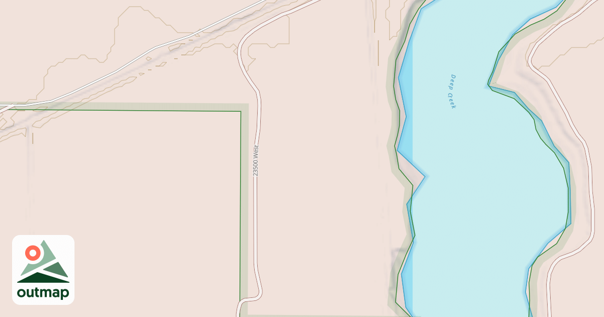 Map of WEST RESERVIOR ACCESS