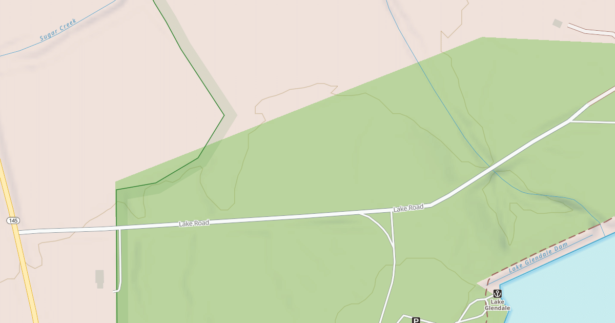 Map preview of LAKE GLENDALE RD