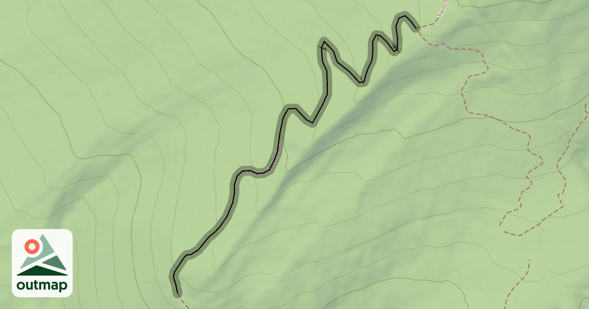 Map of Lower Sidewinder
