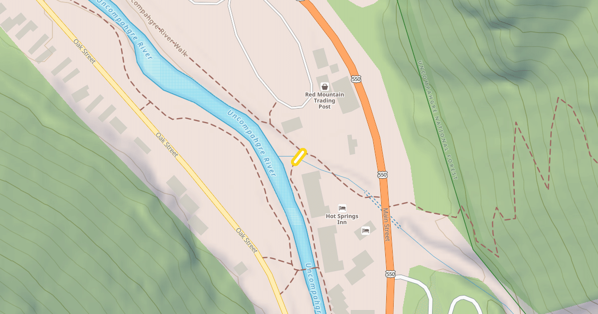 Map preview of Uncompahgre River Walk