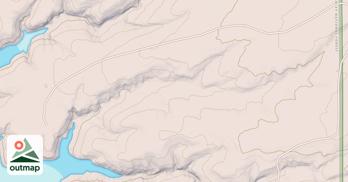 Map of NORTH RIVER BEND DISPERSED B