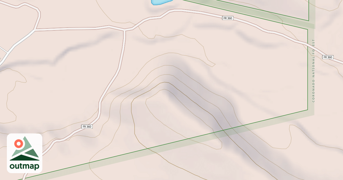 Map of JOHN LONG CANYON