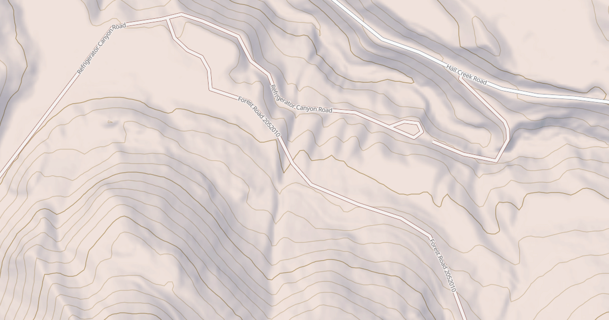 Map preview of USFS Motor Vehicle Use Map Roads {873C2737-D7AB-4DE3-90B5-52A43F09EBF8}
