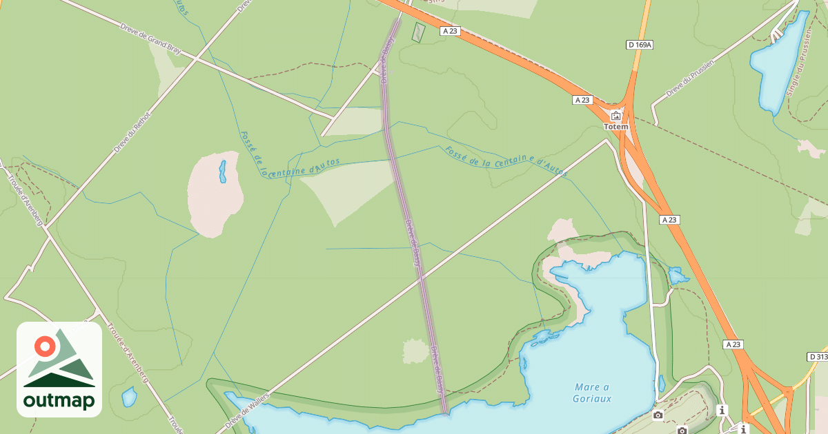 Map of Drève de Bassy
