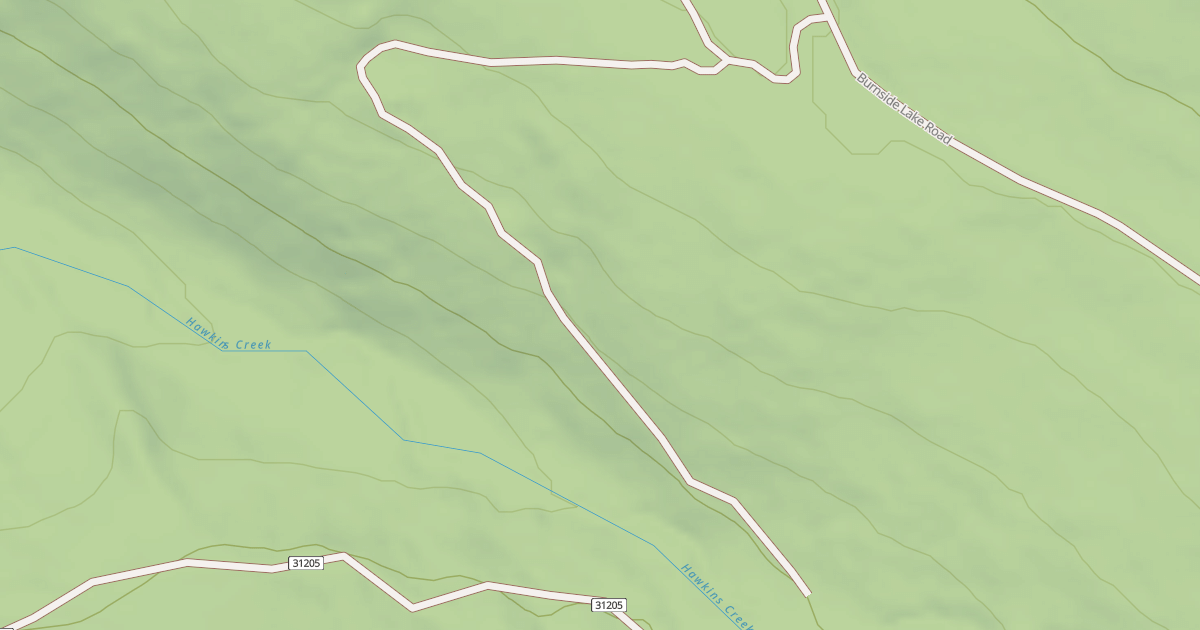 Map preview of DOUBLE BURNSIDE LAKE TRAIL
