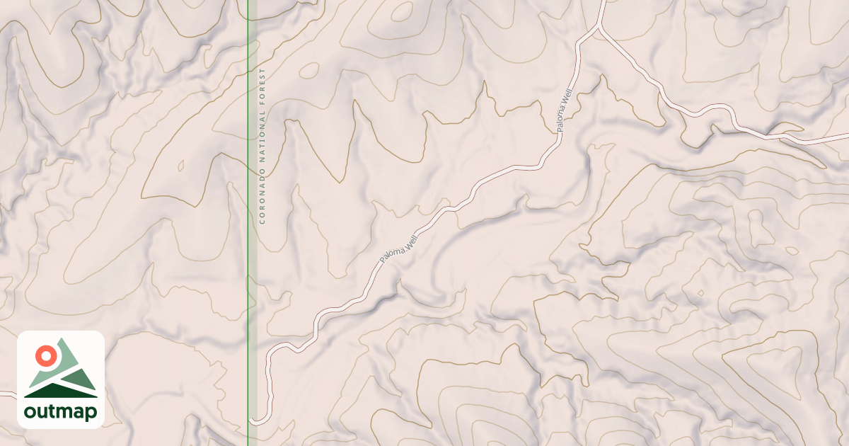 Map of PALOMA WELL