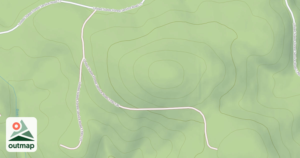 Map of USFS National Forest System Roads {5AF39E17-626C-4CEE-AF62-20A7C7169B78}