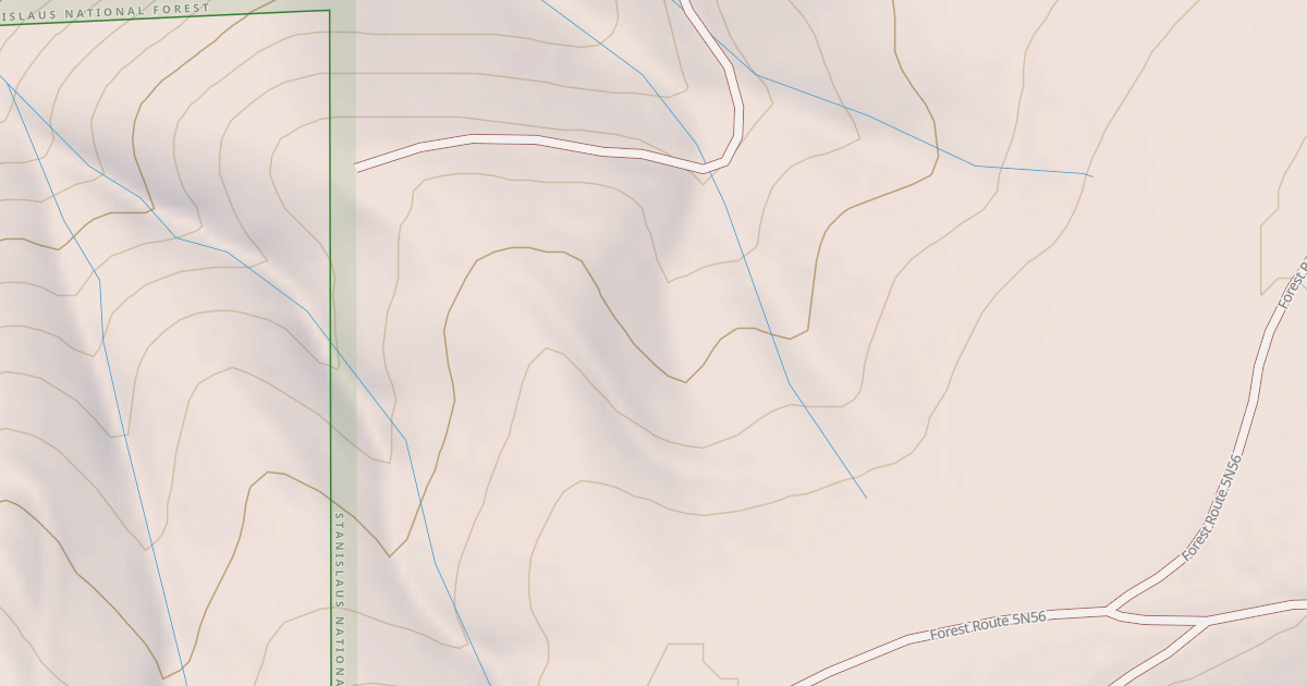 Map preview of USFS Motor Vehicle Use Map Trails 322429010602