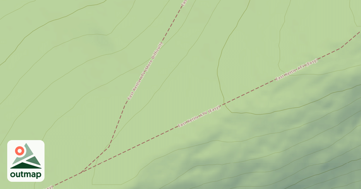 Map of East Kettle ATV Trail System in Snyder