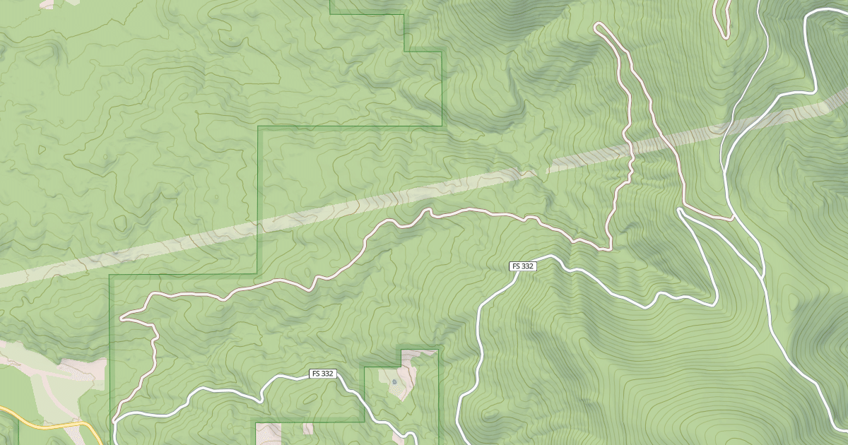Map preview of USFS Motor Vehicle Use Map Trails 11714