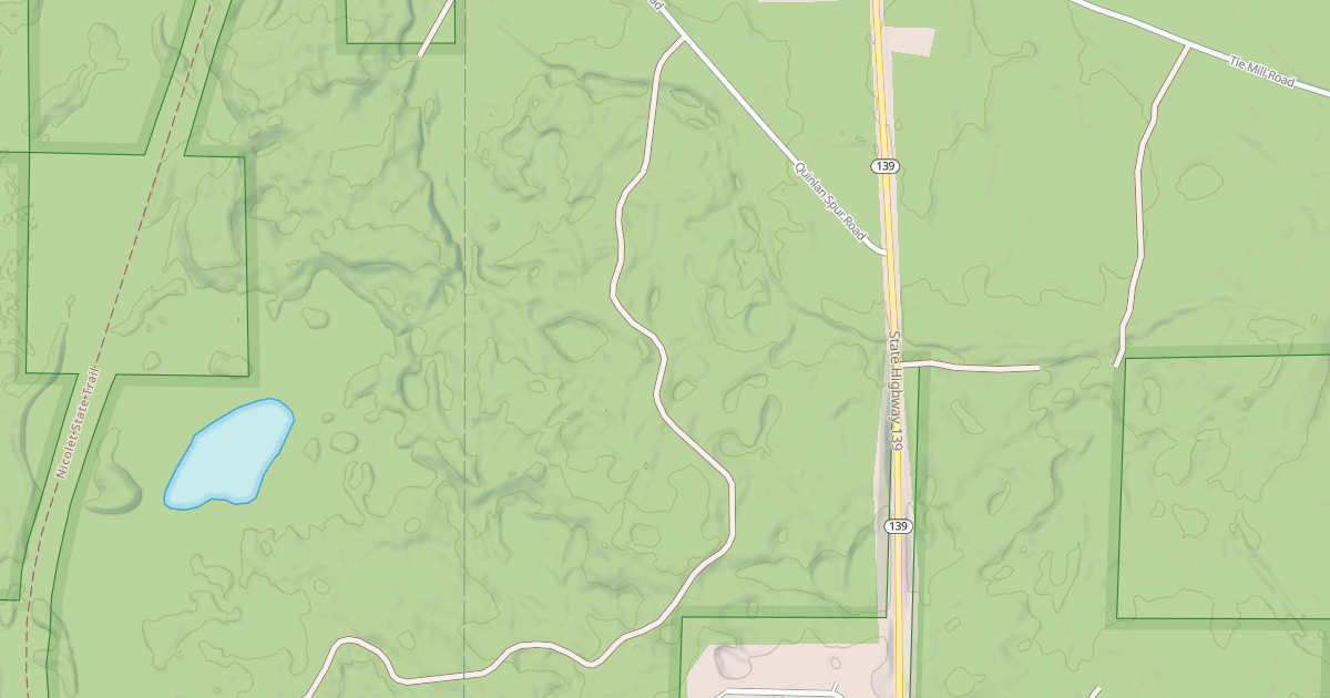 Map preview of LONG LAKE SPUR