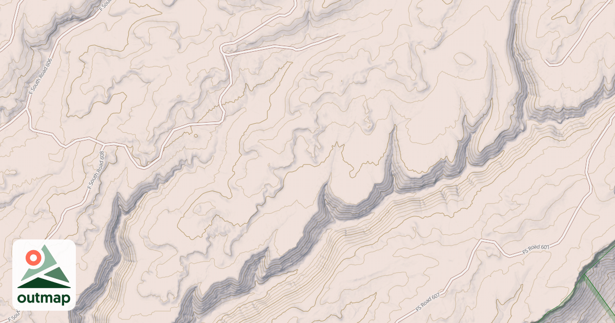 Map of HOLIDAY MESA