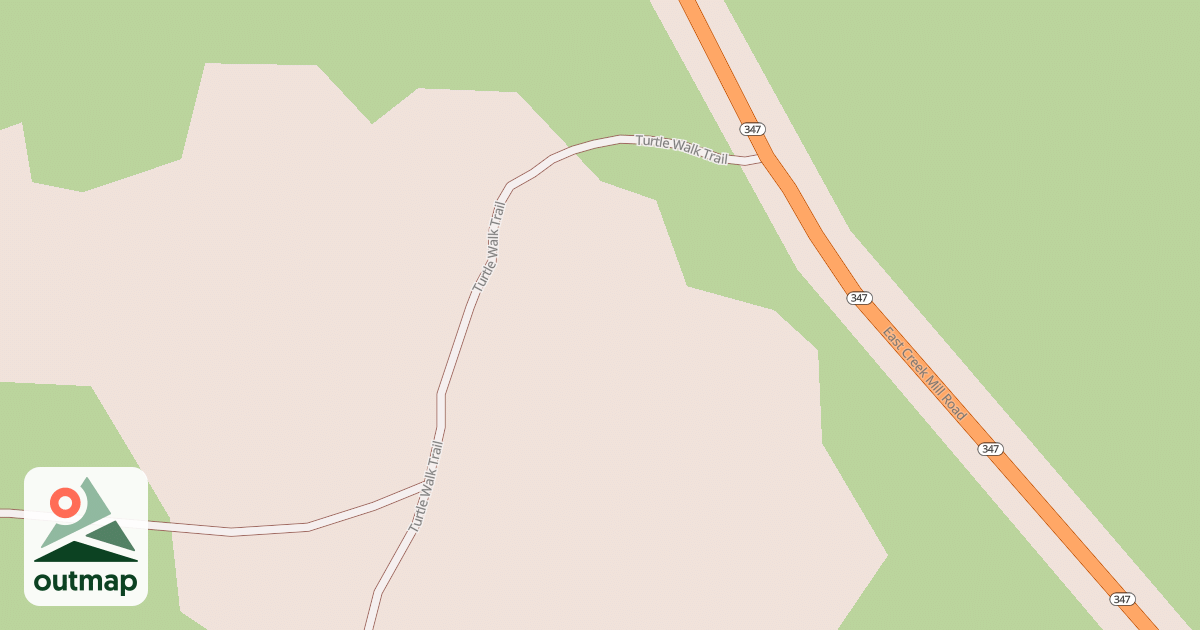 Map of Turtle Walk Trail