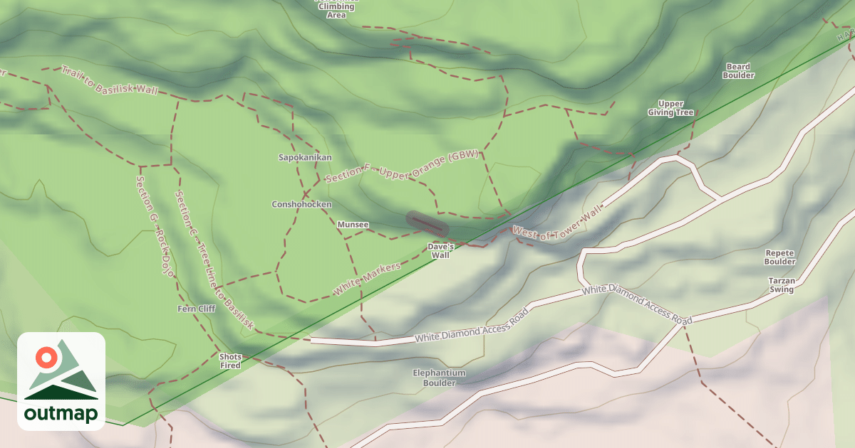 Map of Dave's Wall