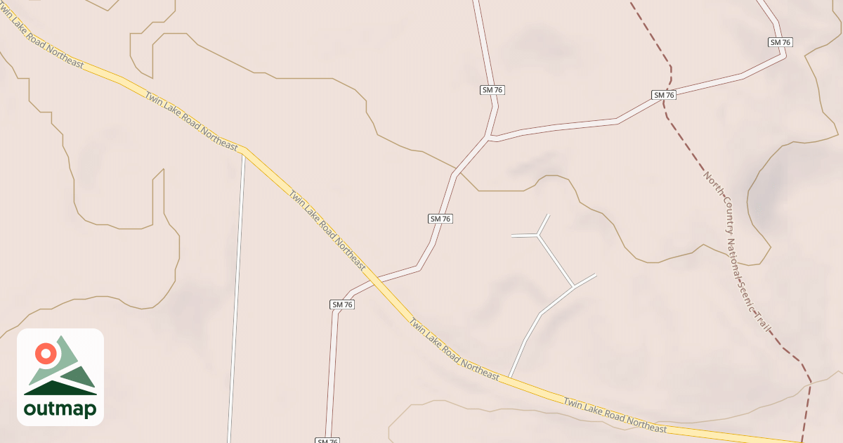 Map of Kalkaska Trail