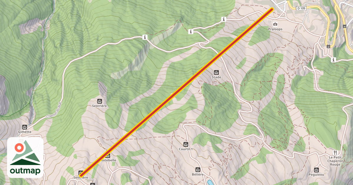 Map of TCD6 Costebelle