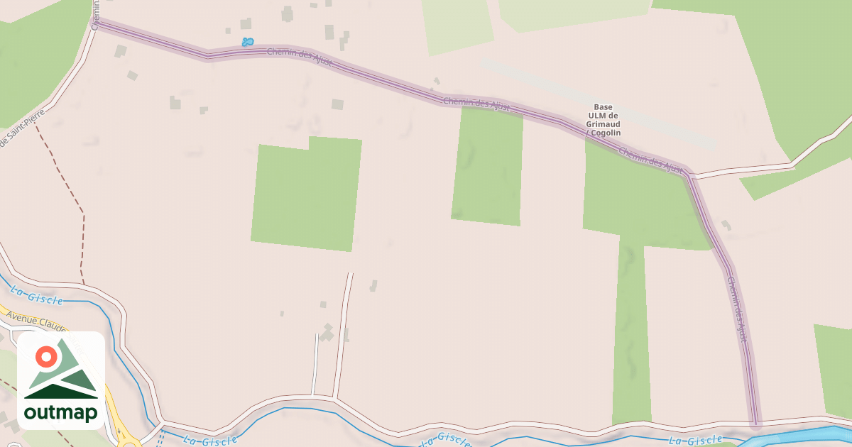 Map of Chemin des Ajust