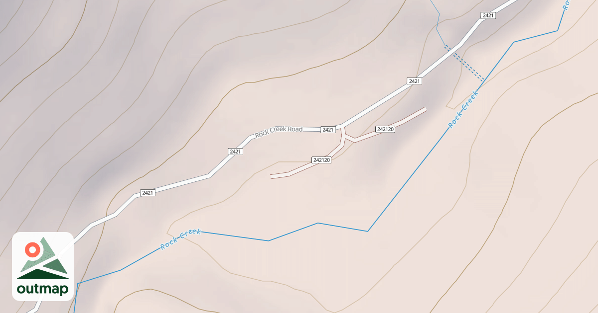 Map of DISPERSED CAMPSITE