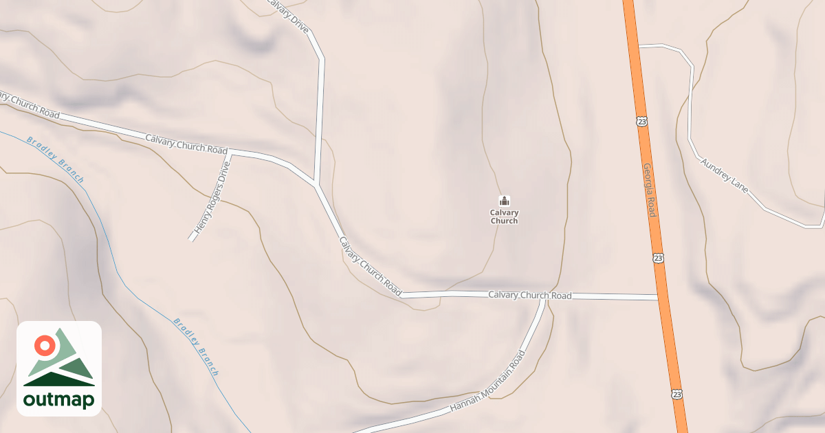 Map of ANDY GAP