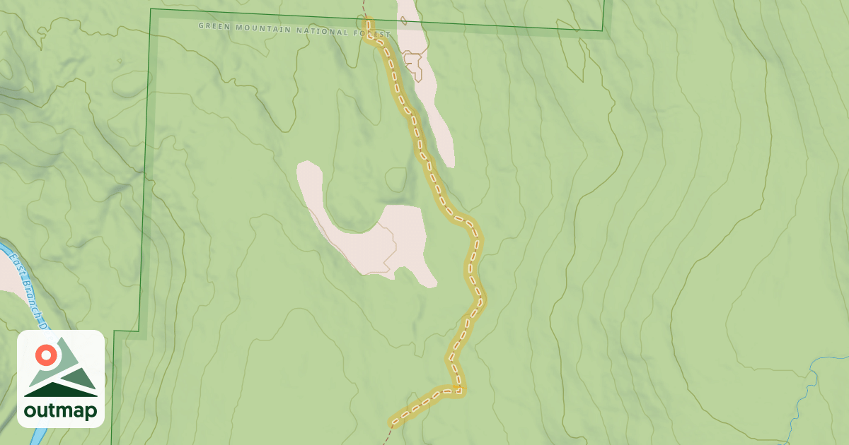 Map of Catamount Trail