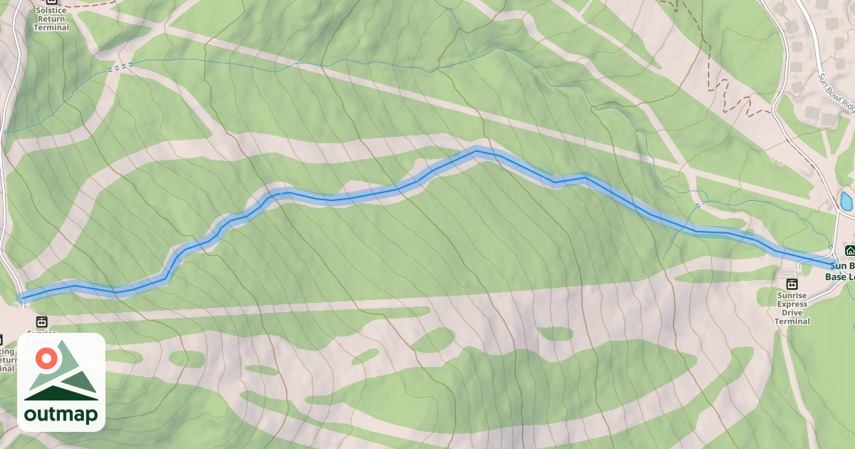 Map of Lower Downeaster