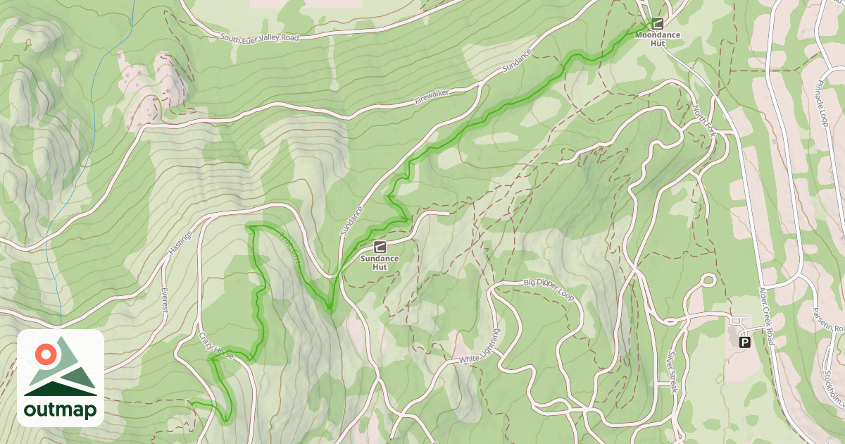Map of True Grit