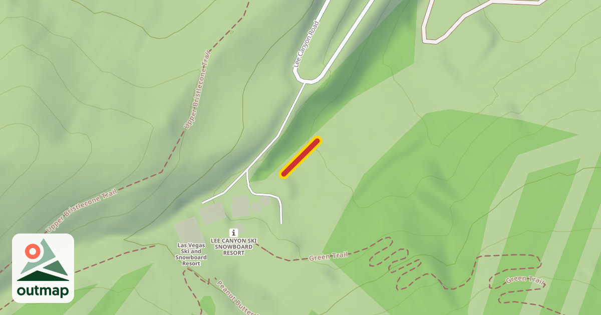 Map of Snow Tubing