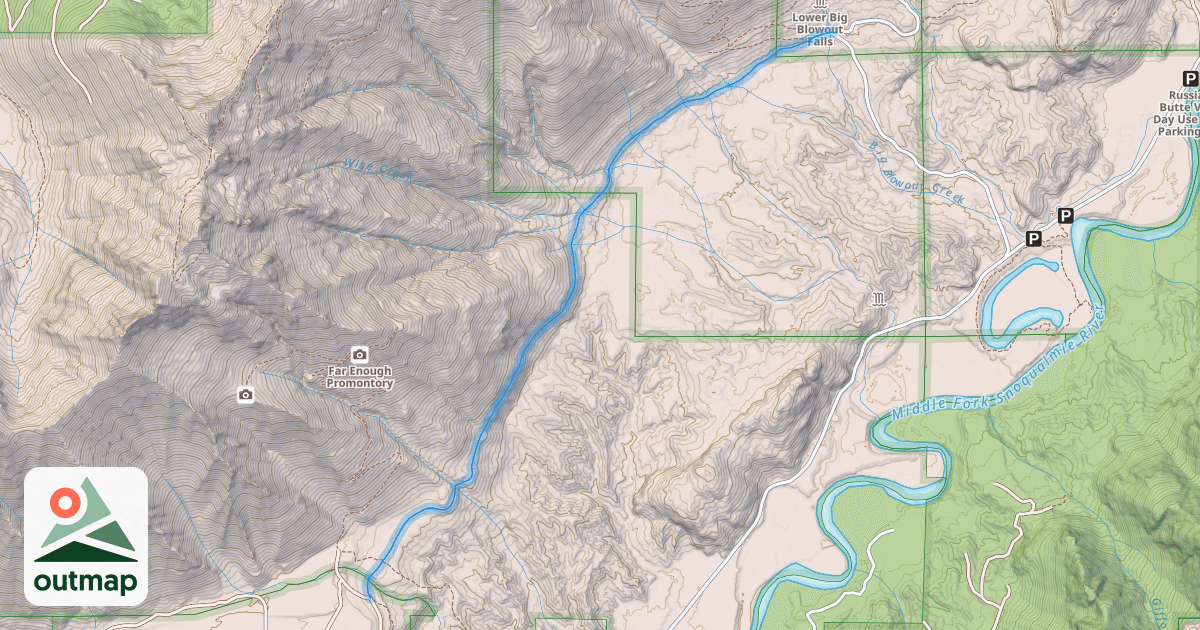 Map of CCC Trail